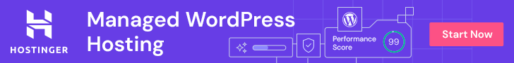Hostinger WordPress banner