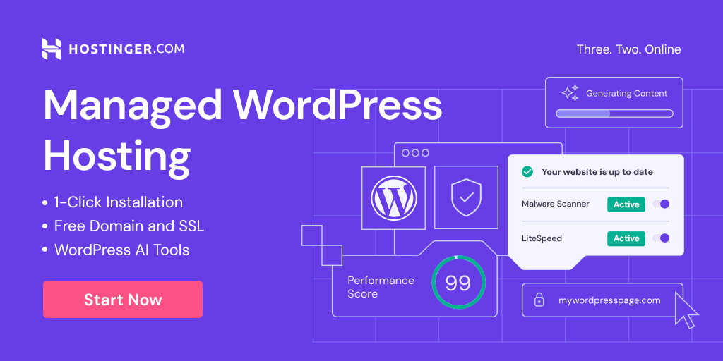 hostinger-wordpress banner